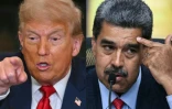 Cette combinaison d'images créée le 7 août 2025 montre le président américain Donald Trump (g.) à Washington, le 9 juillet 2025, et le président vénézuélien Nicolas Maduro à Caracas, le 31 juillet 2024
