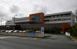 Photo de l'hôpital de Jonzac, où l'ex-chirurgien Joël Le Scouarnec a travaillé, le 29 février 2020 