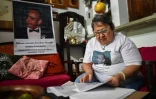 Margot Pulecio, épouse du vétérinaire Nelson Escobar disparu à Cali, en Colombie, le 30 mai 2018