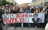 Une manifestation dans le cadre du mouvement de protestation « Bloquons tout », à Rennes, le 10 septembre 2025