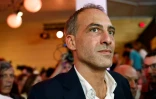 Raphaël Glucksmann, tête de liste PS-Place publique aux européennes, le 9 juin 2024 à Paris