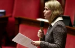 La députée LR Justine Gruet s'exprime à l'Assemblée nationale, à Paris, le 5 novembre 2025