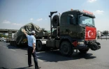 Des véhicules militaires quittent Istanbul conformément à une décision des autorités de délocaliser une partie des garnisons en dehors des métropoles, le 22 août 2016