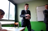 Le ministre de l'Education Edouard Geffray lance les épreuves de philosophie du bac, à Nogent-sur-Marne (Val-de-Marne), le 15 juin 2026