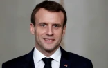 Le président français Emmanuel Macron pose, le 11 janvier 2019 l'Elysée 