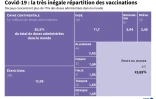 Covid-19 : la très inégale répartition des vaccinations