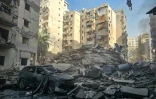 Destructions dans la banlieue sud de Beyrouth après des raids israéliens, le 14 novembre 2024