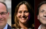 Montage de photos d'archives réalisé le 16 septembre 2026 et montrant, de gauche à droite, les candidats à la primaire sociale-démocrate à la présidentielle de 2027, Olivier Faure, Emmanuel Maurel, Ségolène Royal, Jérôme Guedj et Raphaël Glucksmann