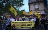 Manifestation de soutien au président argentin Javier Milei à Paris le 30 septembre 2026