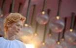 L'actrice britannique Tilda Swinton Ă Venise le 2 septembre 2020