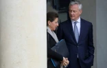 Bruno Le Maire (d) et Agnès Buzyn, ministres respectivement de l'Economie et de la Santé, le 7 mai 2019 à Paris