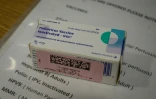 Un vaccin contre le virus de la polio photographié en août 2022 dans un centre de soins de Brooklyn, à New York, un mois après que l'Etat de New York a enregistré le premier cas de polio aux Etats-Unis depuis 2013