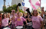 Célébrations sur la place des otages à Tel-Aviv le 9 octobre, après l'annonce d'un accord entre Israël et le Hamas