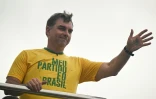 Flavio Bolsonaro, candidat à l'élection présidentielle au Brésil, lors du lancement de sa campagne, à Rio de Janeiro, le 16 août 2026