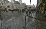 La Grand Place à Bruxelles, quasi déserte, le 21 novembre 2015