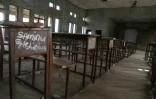 Une classe vide d'un établissement scolaire de Kagara, dans le Nord-Ouest du Nigeria, où des élèves, des professeurs et des membres de leur famille ont été enlevés, le 18 février 2021