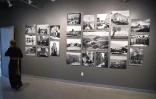 Des photos exposées au "Palestine Museum US" à Woodbridge, dans l'est des Etats-Unis, le 22 avril 2018