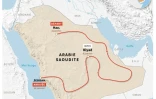 Carte du tracé du Dakar 2022, 3e édition en Arabie saoudite