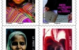 Carnet de timbres représentant des portraits de femmes (Photo : DR)