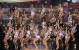 Les candidates au concours Miss France 2021 à Les Epesses (France) le 20 décembre 2020