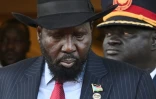 Le président du Soudan du Sud, Salva Kiir (g), le 3 février 2023 à Juba