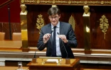 Sacha Houlié, député du groupe Renaissance et président de la commission des Lois, à l'Assemblée nationale à Paris le 11 décembre 2023