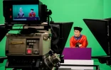 Le programme de satire politique "Headliner", diffusé depuis 31 ans sur la télévision publique de Hong Kong et bientôt supprimé, le 17 juin 2020