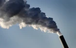 Une cheminée de centrale à charbon à Mannheim, dans le sud-ouest de l'Allemagne, le 23 février 2022