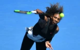 L'Américaine Serena Williams lors du match contre sa compatriote Nicole Gibbs, le 21 janvier 2017 à Melbourne, au 3e tour de l'Open d'Australie
