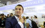 Florian Philippot à Fréjus (sud de la France), le 17 septembre 2016