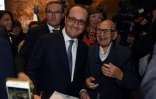 François Hollande et Simon Coencas le 10 décembre 2016 à Lascaux