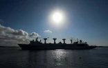 Le navire de recherche chinois, le Yuan Wang 5, arrive au port de Hambantota, au Sri Lanka, le 16 août 2022
