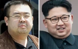 Montage de portraits d'archives de Kim Jong-Nam le 4 mai 2001, et de Kim Jong-Un le 10 mai 2016