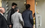 Des responsables saoudiens arrivent au consulat d'Arabie saoudite à Istanbul, le 15 octobre 2018