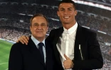 Florentino Perez et Cristiano Ronaldo, le 7 novembre 2016 à Madrid