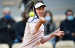La Roumaine Patricia Maria Tig, alignée en simple, contre la Française Fiona Ferro à Roland-Garros, le 3 octobre 2020