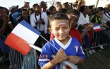 Mardi 1er juin 2010 - Aéroport de Pierrefonds - Saint-Pierre - L'équipe de France de football arrive à La Réunion
