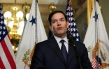 Le nouveau chef de la diplomatie américaine, Marco Rubio, le 20 janvier 2025 à Washington