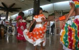 Mardi 1er juin 2010 - Arrivée de l'équipe de Chine de football à l'aéroport Roland-Garros de Saint-Denis (Photo MT)