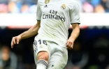 Le milieu croate du Real Madrid, Luka Modric, lors d'un match de Liga face à Levante, à Santiago Bernabeu, le 20 octobre 2018