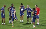 Mercredi 2 juin 2010 - Entraînement de l'équipe de France de football au stade Michel Volnay de Saint-Pierre