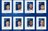 Timbres collectors à l'effigie des joueurs (Photo : DR)