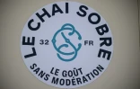 Logo du Chai sobre, spécialisé dans la désalcoolisation du vin, le 25 juin 2025 à Vic-Fezensac, dans le Gers 

