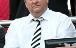 Le propriétaire de Newcastle United, Mike Ashley, lors d'un match de Premier League contre West Ham, au St James Park, le 24 mai 2015
