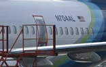 Le 737 MAX 9 d'Alaska Airlines qui a perdu en vol une partie de sa carlingue le 5 janvier 2024