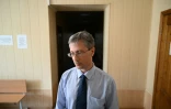 Le professeur de droit russe Roman Melnitchenko au tribunal de Volgograd, dans le sud de la Russie, le 7 juin 2022