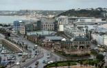 Vue de Saint Helier, la capitale de Jersey, en novembre 2017