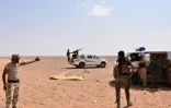 Des membres des forces gouvernementales à Bir Qabaqib, à plus de 40 km de Deir Ezzor, le 4 septembre 2017 