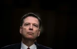 L'ex-directeur du FBI James Comey durant une audition au Sénat à Washington le 8 juin 2017