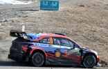 Sébastien Loeb au volant de sa Citroën C3 lors de la spéciale N.10 entre Saint-Léger-les-Mélèzes et La Batie-Neuve, au Rallye de Monte-Carlo, le 26 janvier 2019 